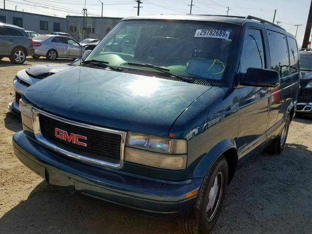 1GKDM19W2YB542658 - 2000 GMC SAFARI XT GREEN photo 2