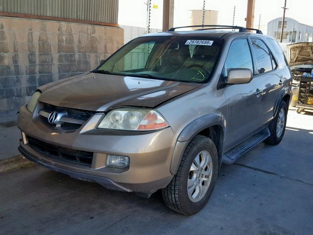 2HNYD18943H510393 - 2003 ACURA MDX TOURIN BEIGE photo 2