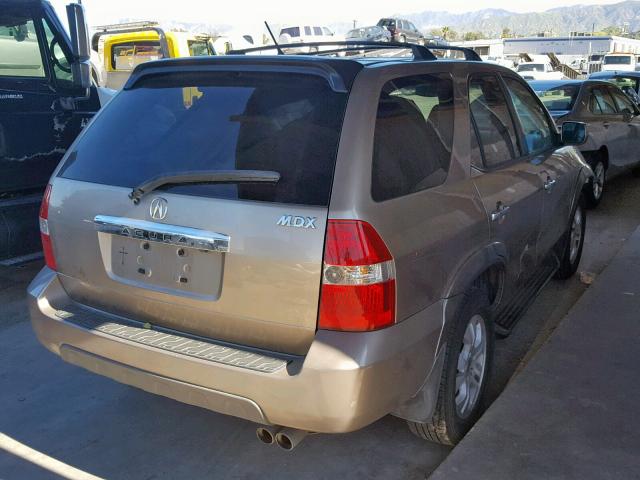 2HNYD18943H510393 - 2003 ACURA MDX TOURIN BEIGE photo 4