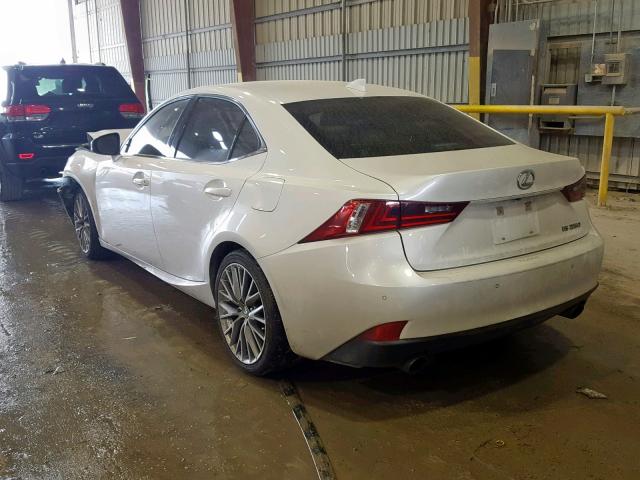 JTHBF1D2XE5036747 - 2014 LEXUS IS 250 WHITE photo 3