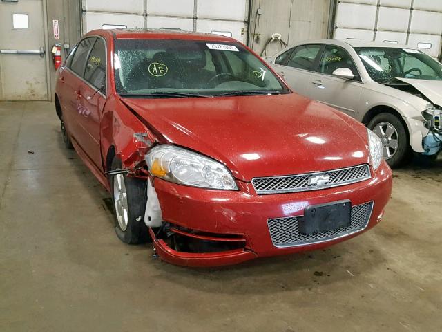 2G1WB5E34E1124491 - 2014 CHEVROLET IMPALA LIM MAROON photo 1