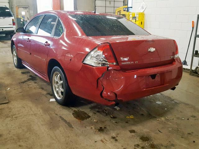 2G1WB5E34E1124491 - 2014 CHEVROLET IMPALA LIM MAROON photo 3