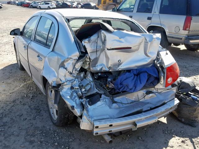 1G1AF5F55A7239404 - 2010 CHEVROLET COBALT 2LT SILVER photo 3