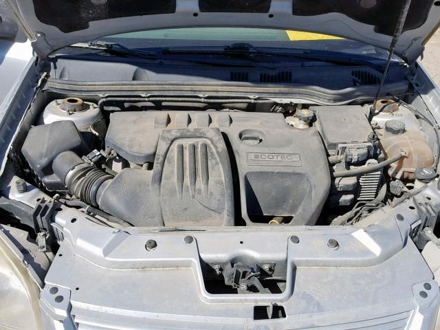 1G1AF5F55A7239404 - 2010 CHEVROLET COBALT 2LT SILVER photo 7