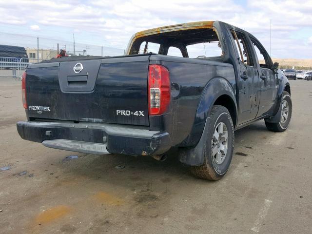 1N6AD0EV6AC444476 - 2010 NISSAN FRONTIER C BLACK photo 4