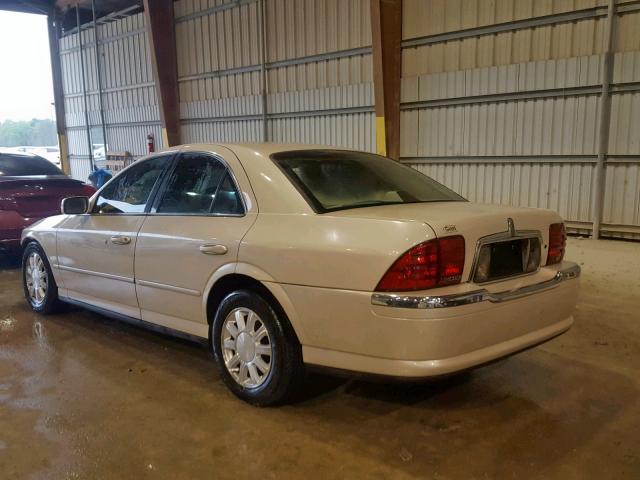 1LNHM87A82Y711286 - 2002 LINCOLN LS WHITE photo 3