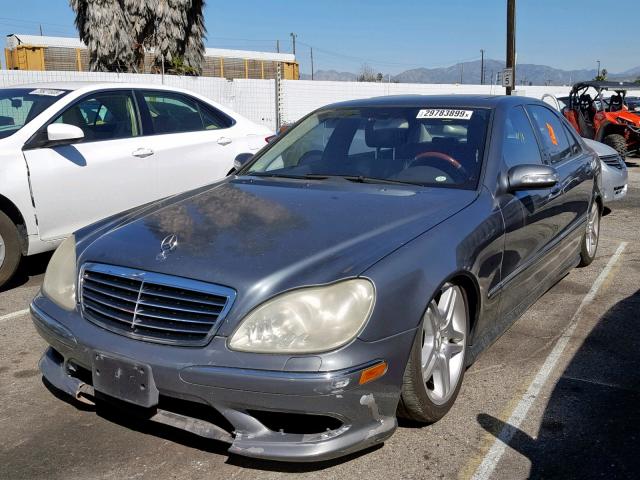 WDBNG70J36A462640 - 2006 MERCEDES-BENZ S 430 GRAY photo 2