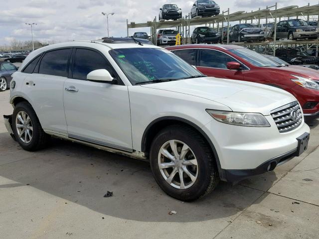 JNRAS08W38X210019 - 2008 INFINITI FX35 WHITE photo 1