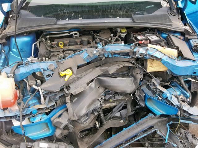 1FADP3J21EL458219 - 2014 FORD FOCUS TITA BLUE photo 7