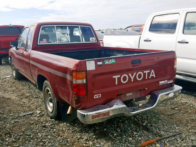 JT4VN93DXM5021277 - 1991 TOYOTA PICKUP 1/2 RED photo 3