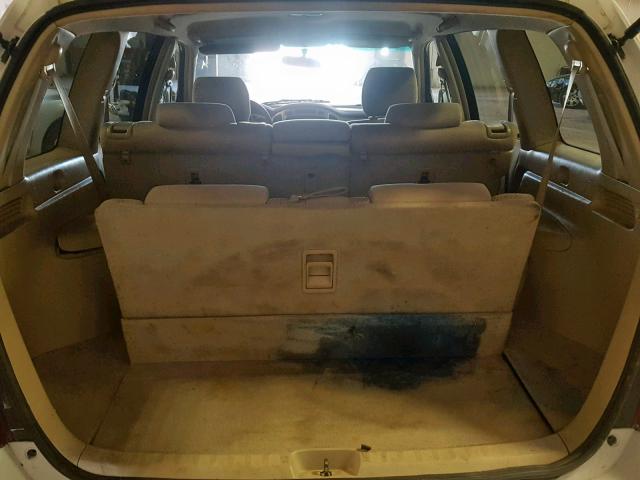 JTEEP21A840060078 - 2004 TOYOTA HIGHLANDER WHITE photo 9