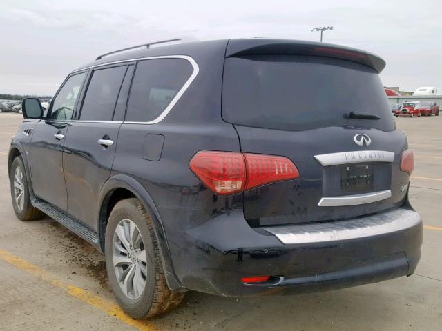 JN8AZ2NF8H9642688 - 2017 INFINITI QX80 BASE BLACK photo 3