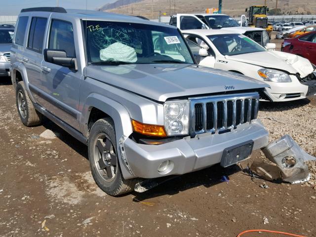 1J8HG48K98C236760 - 2008 JEEP COMMANDER SILVER photo 1