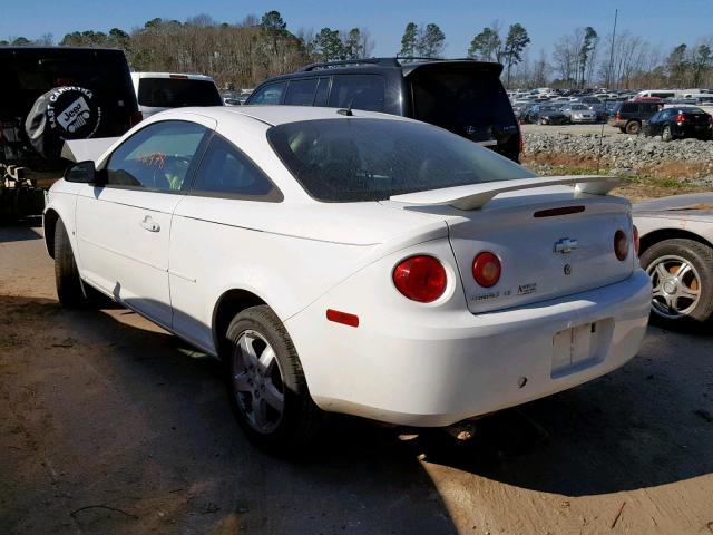 1G1AL18F287132683 - 2008 CHEVROLET COBALT LT WHITE photo 3