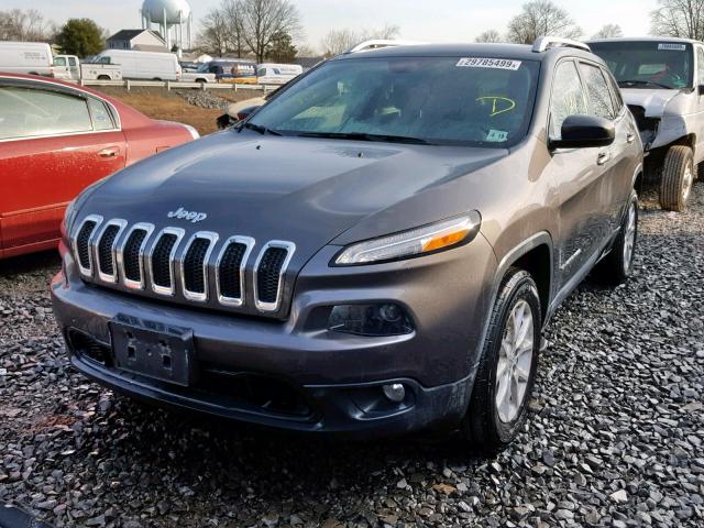 1C4PJMCS2EW179582 - 2014 JEEP CHEROKEE L GRAY photo 2