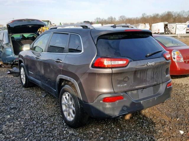 1C4PJMCS2EW179582 - 2014 JEEP CHEROKEE L GRAY photo 3