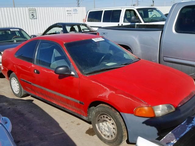 2HGEJ2128RH511772 - 1994 HONDA CIVIC DX RED photo 1