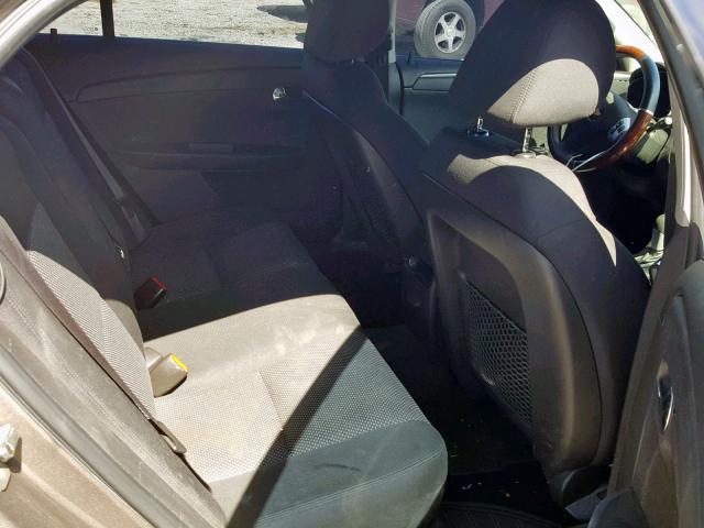 1G1ZC5E1XBF116148 - 2011 CHEVROLET MALIBU 1LT GOLD photo 6