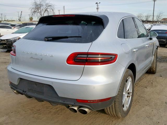 WP1AB2A54FLB60327 - 2015 PORSCHE MACAN S SILVER photo 4