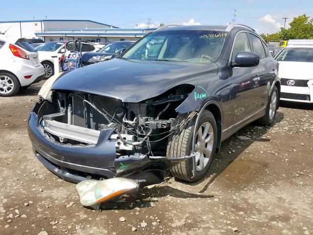 JNKAJ09E38M305351 - 2008 INFINITI EX35 BASE GRAY photo 2