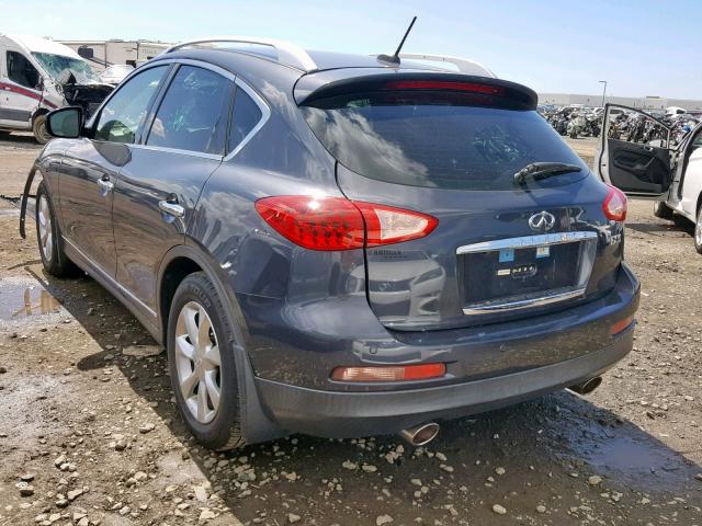 JNKAJ09E38M305351 - 2008 INFINITI EX35 BASE GRAY photo 3