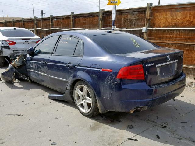 19UUA66276A013701 - 2006 ACURA 3.2TL BLUE photo 3