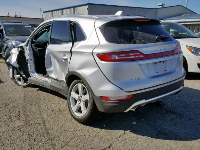 5LMCJ1A98FUJ19907 - 2015 LINCOLN MKC SILVER photo 3