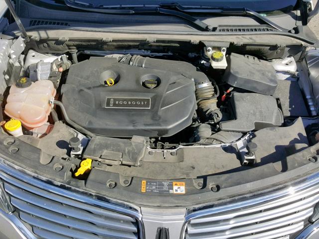 5LMCJ1A98FUJ19907 - 2015 LINCOLN MKC SILVER photo 7