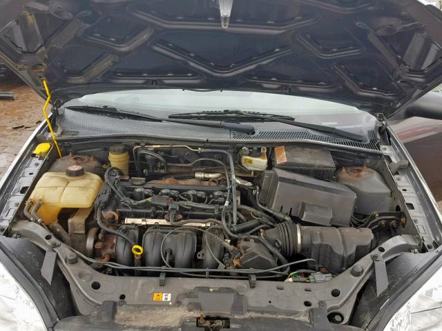 1FAFP34N05W101255 - 2005 FORD FOCUS ZX4 GRAY photo 7