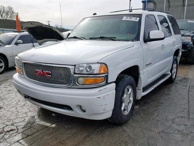 1GKEK63U54J281847 - 2004 GMC YUKON DENA WHITE photo 2