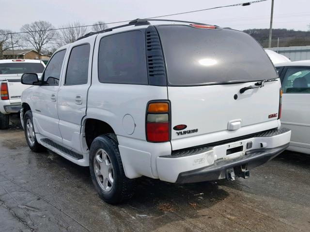 1GKEK63U54J281847 - 2004 GMC YUKON DENA WHITE photo 3