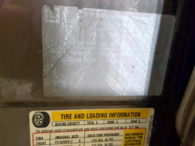 1G1ZB5EB7A4135701 - 2010 CHEVROLET MALIBU LS GRAY photo 10