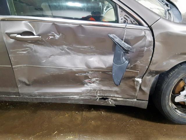1G1ZB5EB7A4135701 - 2010 CHEVROLET MALIBU LS GRAY photo 9
