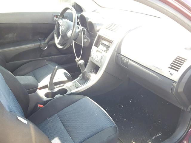 JTKDE167760115435 - 2006 TOYOTA SCION TC იასამნისფერი ფოტო 5