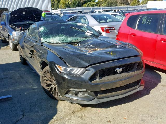 1FA6P8CF5H5292088 - 2017 FORD MUSTANG GT BLACK photo 1