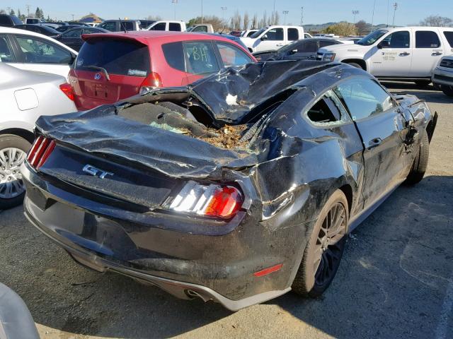 1FA6P8CF5H5292088 - 2017 FORD MUSTANG GT BLACK photo 4