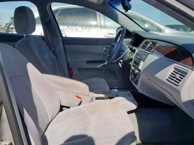 2G4WC582X71241739 - 2007 BUICK LACROSSE C SILVER photo 5