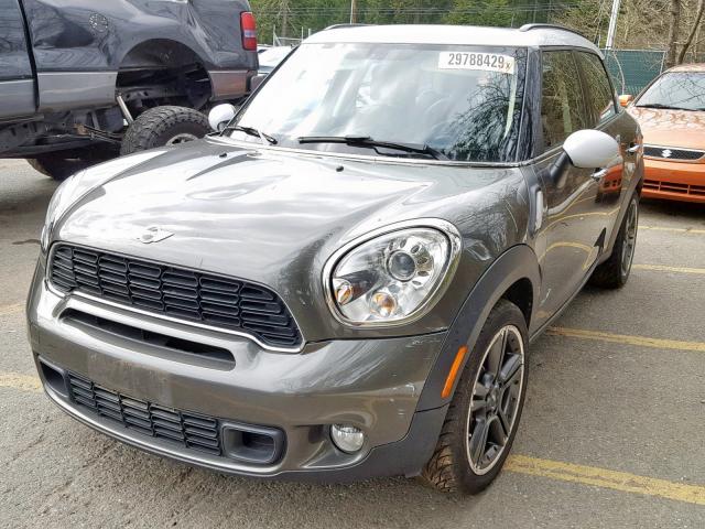 WMWZC5C53CWL57724 - 2012 MINI COOPER S C GRAY photo 2