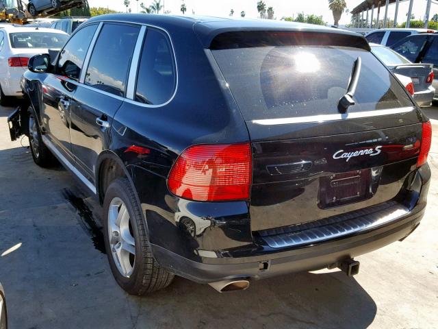 WP1AB29P76LA65962 - 2006 PORSCHE CAYENNE S BLACK photo 3