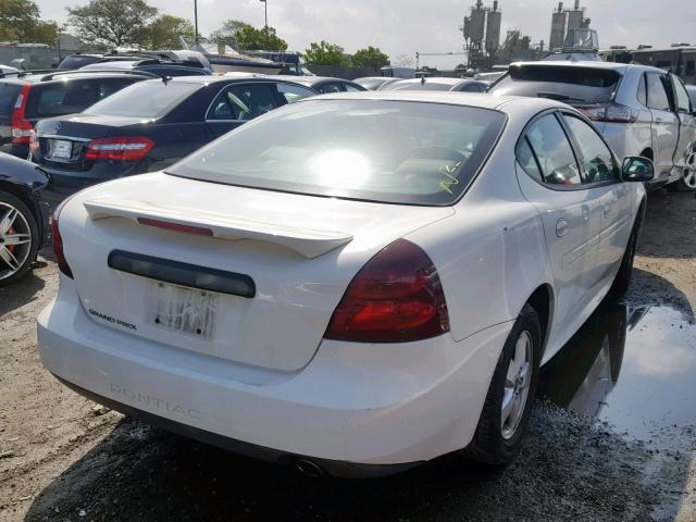 2G2WP552361174398 - 2006 PONTIAC GRAND PRIX WHITE photo 4