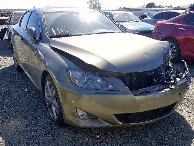 JTHBK262365002147 - 2006 LEXUS IS 250 GREEN photo 1