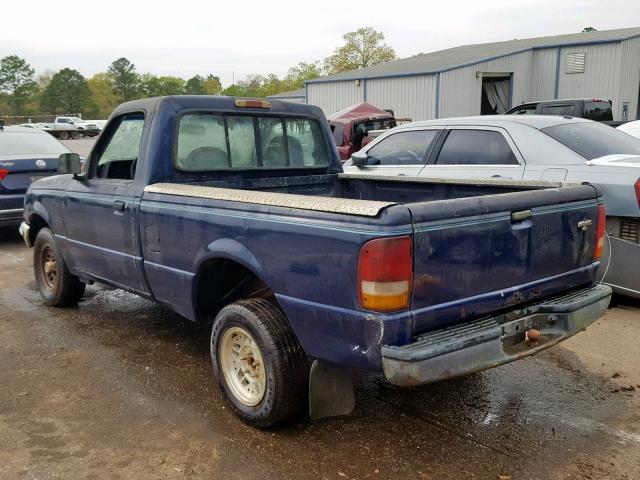 1FTCR10A0RUD35864 - 1994 FORD RANGER BLUE photo 3