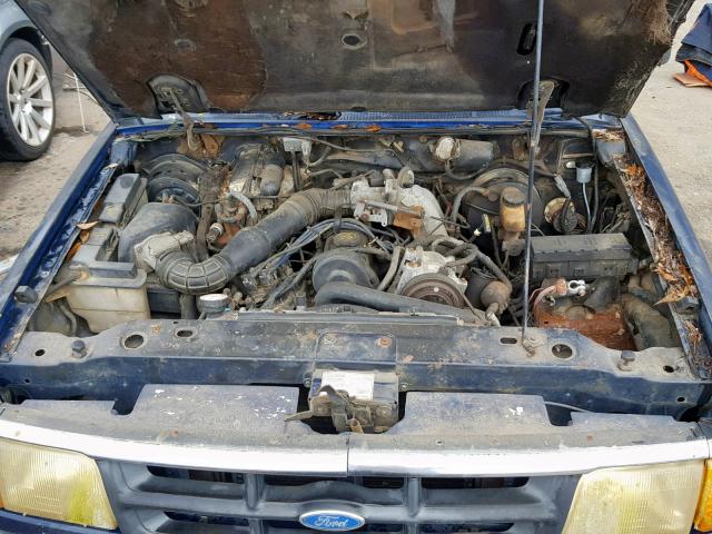 1FTCR10A0RUD35864 - 1994 FORD RANGER BLUE photo 7