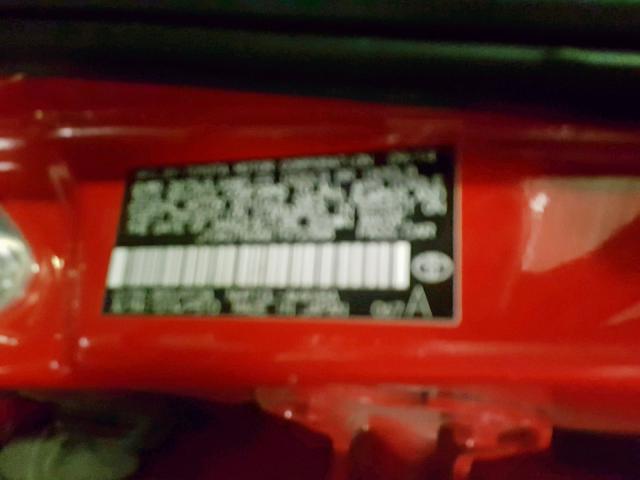 JTDKDTB36E1572388 - 2014 TOYOTA PRIUS C RED photo 10