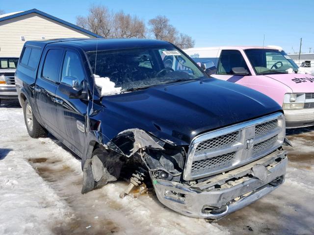 1C6RD7PT0CS131627 - 2012 DODGE RAM 1500 L BLACK photo 1