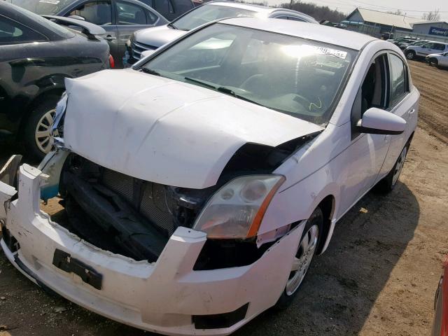 3N1AB61E87L613415 - 2007 NISSAN SENTRA 2.0 WHITE photo 2