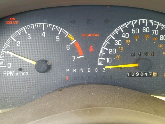 1G2WR521XXF339864 - 1999 PONTIAC GRAND PRIX BLACK photo 8