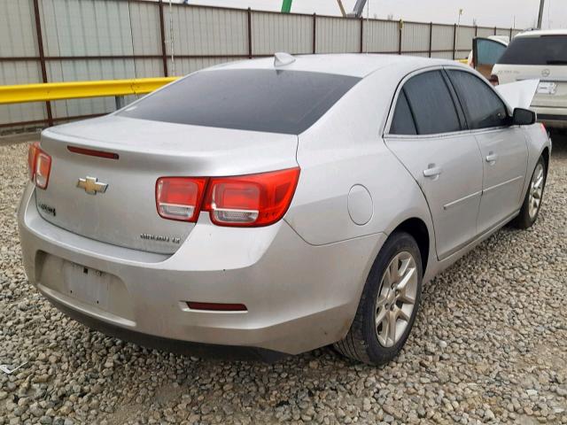 1G11C5SL8FF307219 - 2015 CHEVROLET MALIBU 1LT ვერცხლისფერი ფოტო 4