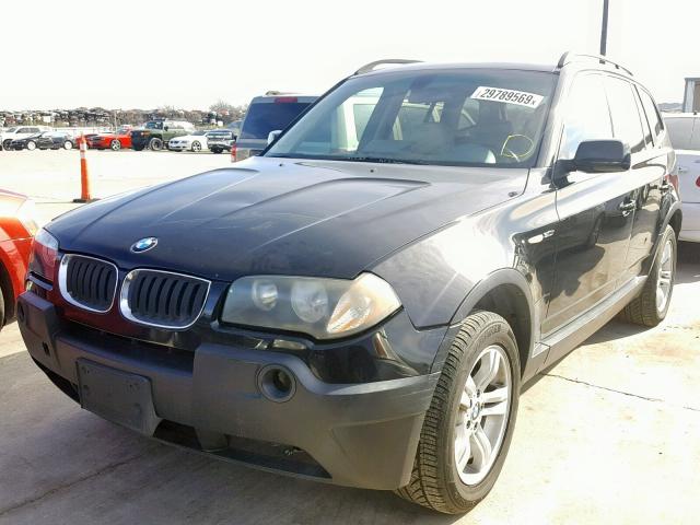 WBXPA93464WC34179 - 2004 BMW X3 3.0I BLACK photo 2