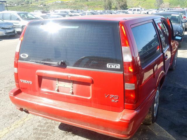 YV1LW5672W2503825 - 1998 VOLVO V70 GLT RED photo 4